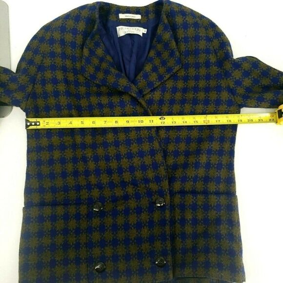 Vintage MICHII MOON For Sanyo Jacket Hounds Tooth - Picture 11 of 12